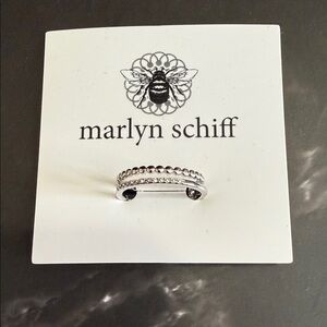 Marlyn Schiff Arielle Adjustable Ring - Silver